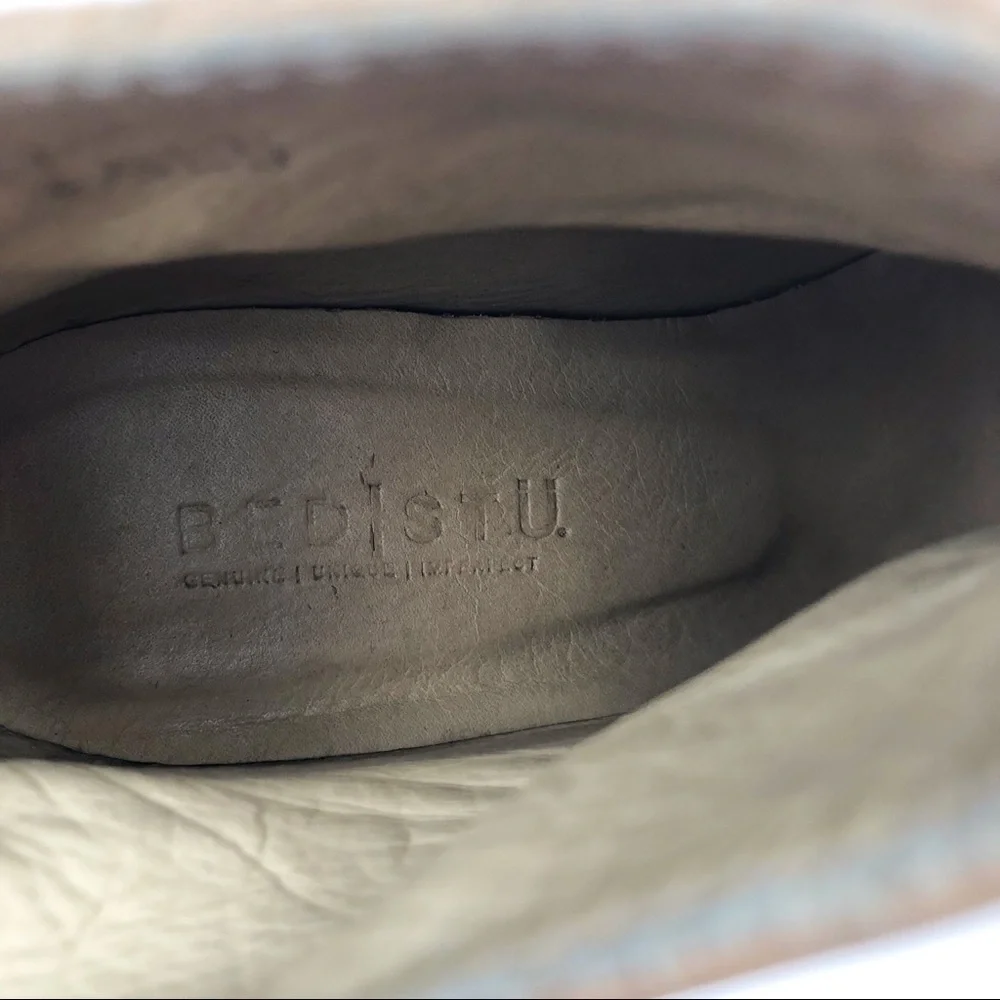 Bed Stu Onset Leather Peeptoe Booties - Picture 13 of 13